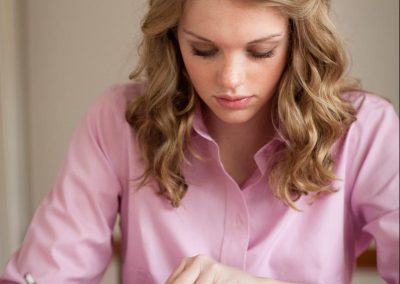 Girl Reading Scriptures